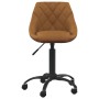 Silla de oficina de terciopelo marrón by , Office chairs - Ref: Foro24-3088844, Price: 80,69 €, Discount: %