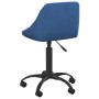 Silla de oficina de terciopelo azul von , Bürostühle - Ref: Foro24-3088850, Preis: 89,54 €, Rabatt: %