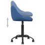 Silla de oficina de terciopelo azul von , Bürostühle - Ref: Foro24-3088850, Preis: 89,54 €, Rabatt: %