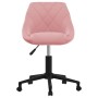 Silla de comedor giratoria de terciopelo rosa | Foro24.es | Tu tienda online para hogar, jardín y más Foro24.es
