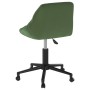 Silla de comedor giratoria de terciopelo verde oscuro | Foro24.es | Tu tienda online para hogar, jardín y más Foro24.es