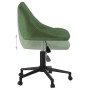 Silla de comedor giratoria de terciopelo verde oscuro | Foro24.es | Tu tienda online para hogar, jardín y más Foro24.es