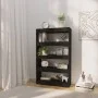 Black engineered wood shelf/divider 80x30x135 cm by vidaXL, Bookcases and shelves - Ref: Foro24-811710, Price: 63,55 €, Disco...