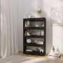 Regal/Trennwand aus schwarzem Holzwerkstoff, 80 x 30 x 135 cm von vidaXL, Bücherregale und Regale - Ref: Foro24-811710, Preis...