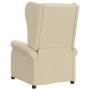 Sillón orejero reclinable eléctrico tela blanco crema | Foro24.es | Tu tienda online para hogar, jardín y más Foro24.es