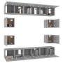 Set de muebles para TV 10 pzas madera contrachapada gris Sonoma von , TV-Möbel - Ref: Foro24-3120216, Preis: 268,32 €, Rabatt: %