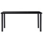 Juego de comedor 7 piezas cuero sintético negro by , Furniture sets for kitchens and dining rooms - Ref: Foro24-3053067, Pric...