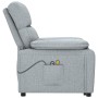 Sillón de masaje eléctrico tela gris claro | Foro24.es | Tu tienda online para hogar, jardín y más Foro24.es