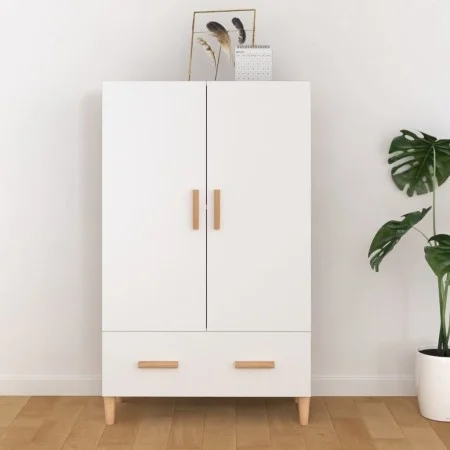 Aparador de madera contrachapada blanco 70x31x115 cm de vidaXL, Aparadores - Ref: Foro24-812528, Precio: 90,31 €, Descuento: %