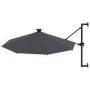 Sombrilla de jardín de pared con luces LED antracita 300 cm von , Sonnenschirme - Ref: Foro24-312524, Preis: 119,05 €, Rabatt: %