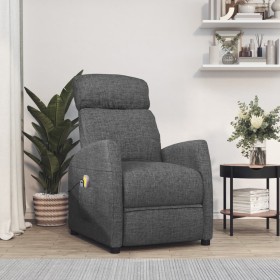 Sillón de masaje eléctrico tela gris oscuro von , Elektrische Massagesessel - Ref: Foro24-3073647, Preis: 202,99 €, Rabatt: %
