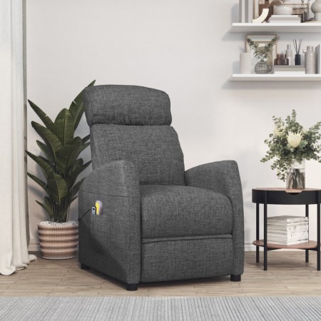 Sillón de masaje eléctrico tela gris oscuro von , Elektrische Massagesessel - Ref: Foro24-3073647, Preis: 202,99 €, Rabatt: %