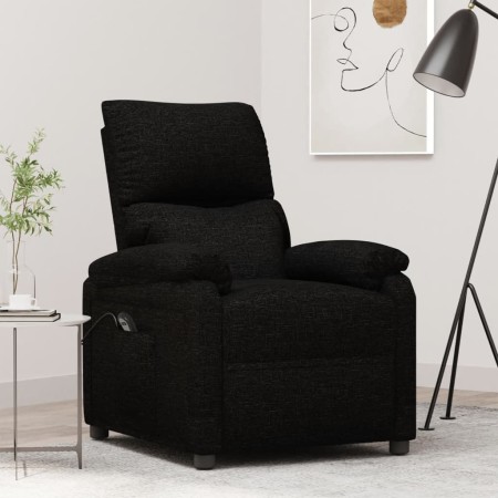 Sillón reclinable eléctrico de tela negro | Foro24.es | Tu tienda online para hogar, jardín y más Foro24.es