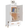 Weißes Sperrholz-Sideboard 70x31x115 cm von vidaXL, Sideboards - Ref: Foro24-812528, Preis: 91,57 €, Rabatt: %
