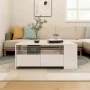 Glänzend weißer Couchtisch aus Holzwerkstoff, 102 x 55 x 42 cm von vidaXL, Couchtisch - Ref: Foro24-810923, Preis: 115,60 €, ...