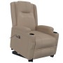 Sillón elevable cuero sintético color capuchino by , Armchairs - Ref: Foro24-289756, Price: 343,45 €, Discount: %