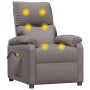 Sillón de masaje eléctrico tela gris taupé | Foro24.es | Tu tienda online para hogar, jardín y más Foro24.es