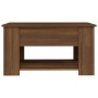 Mesa de centro madera de ingeniería roble marrón 79x49x41 cm von , Couchtisch - Ref: Foro24-819277, Preis: 85,86 €, Rabatt: %