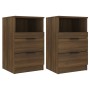 Mesitas de noche 2 uds madera contrachapada color roble marrón | Foro24.es | Tu tienda online para hogar, jardín y más Foro24.es