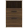 Mesitas de noche 2 uds madera contrachapada color roble marrón | Foro24.es | Tu tienda online para hogar, jardín y más Foro24.es