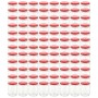 Tarros de mermelada de vidrio con tapa roja 96 unidades 230 ml | Foro24.es | Tu tienda online para hogar, jardín y más Foro24.es