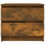 Mesita noche madera contrachapada roble ahumado 50x39x43,5 cm | Foro24.es | Tu tienda online para hogar, jardín y más Foro24.es