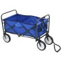 Carrito de mano plegable de acero color azul by , Cargo forklifts - Ref: Foro24-143779, Price: 105,17 €, Discount: %
