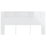 Glossy white headboard furniture 200x18.5x104.5 cm by vidaXL, Headboards and footboards - Ref: Foro24-811958, Price: 79,00 €,...