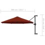 Sombrilla de pared con palo de metal terracota 300 cm von , Sonnenschirme - Ref: Foro24-47299, Preis: 97,60 €, Rabatt: %