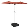 Sombrilla doble de jardín terracota 316x240 cm | Foro24.es | Tu tienda online para hogar, jardín y más Foro24.es