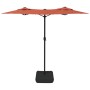Sombrilla doble de jardín terracota 316x240 cm | Foro24.es | Tu tienda online para hogar, jardín y más Foro24.es