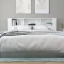 Glänzend weißes Kopfteilmöbel 200x18,5x104,5 cm von vidaXL, Kopf- und Fußteile - Ref: Foro24-811958, Preis: 79,13 €, Rabatt: %