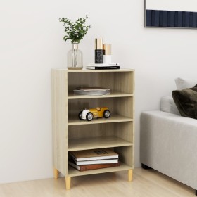 Aparador madera contrachapada color roble Sonoma 57x35x90 cm by , Sideboards - Ref: Foro24-806124, Price: 51,62 €, Discount: %