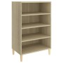 Aparador madera contrachapada color roble Sonoma 57x35x90 cm by , Sideboards - Ref: Foro24-806124, Price: 51,62 €, Discount: %