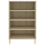 Aparador madera contrachapada color roble Sonoma 57x35x90 cm by , Sideboards - Ref: Foro24-806124, Price: 51,62 €, Discount: %