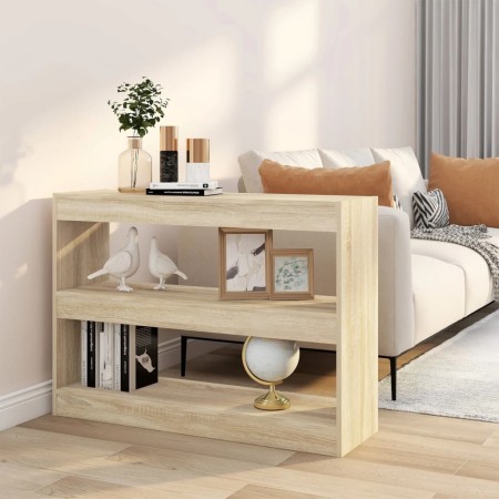 Regal/Raumteiler Sonoma Eiche Farbe 100x30x72 cm von vidaXL, Bücherregale und Regale - Ref: Foro24-811739, Preis: 63,56 €, Ra...