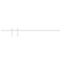 Kit mini puerta corredera armario acero carbono blanco 122 cm de , Accesorios de bricolaje - Ref: Foro24-151693, Precio: 40,5...