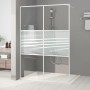 Mampara de ducha vidrio ESG transparente blanco 140x195 cm | Foro24.es | Tu tienda online para hogar, jardín y más Foro24.es