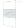 Mampara de ducha vidrio ESG transparente blanco 140x195 cm | Foro24.es | Tu tienda online para hogar, jardín y más Foro24.es