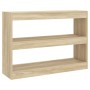 Regal/Raumteiler Sonoma Eiche Farbe 100x30x72 cm von vidaXL, Bücherregale und Regale - Ref: Foro24-811739, Preis: 63,56 €, Ra...