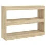 Regal/Raumteiler Sonoma Eiche Farbe 100x30x72 cm von vidaXL, Bücherregale und Regale - Ref: Foro24-811739, Preis: 60,83 €, Ra...