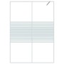Mampara de ducha vidrio ESG transparente blanco 140x195 cm | Foro24.es | Tu tienda online para hogar, jardín y más Foro24.es