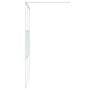 Mampara de ducha vidrio ESG transparente blanco 140x195 cm | Foro24.es | Tu tienda online para hogar, jardín y más Foro24.es