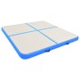 Esterilla inflable de gimnasia con bomba PVC azul 200x200x10 cm by , Pilates and yoga mats - Ref: Foro24-92695, Price: 201,48...