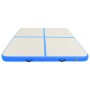 Esterilla inflable de gimnasia con bomba PVC azul 200x200x10 cm by , Pilates and yoga mats - Ref: Foro24-92695, Price: 201,48...