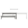 Mueble para TV madera contrachapada gris hormigón 180x30x43 cm de , Muebles TV - Ref: Foro24-806269, Precio: 44,93 €, Descuen...
