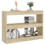 Regal/Raumteiler Sonoma Eiche Farbe 100x30x72 cm von vidaXL, Bücherregale und Regale - Ref: Foro24-811739, Preis: 60,83 €, Ra...
