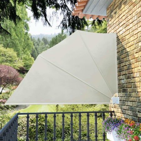 Toldo lateral plegable de balcón color crema 160x240 cm von , Sonnenschirme - Ref: Foro24-41577, Preis: 36,63 €, Rabatt: %