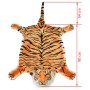 Alfombra afelpada de tigre 144 cm marrón | Foro24.es | Tu tienda online para hogar, jardín y más Foro24.es