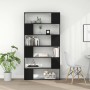 Estantería divisor de espacios negro brillo 100x24x188 cm | Foro24.es | Tu tienda online para hogar, jardín y más Foro24.es